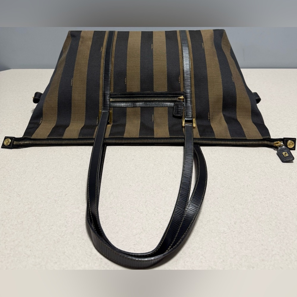 Fendi Pequin Zip Large Tote Bag - Picture 11 of 16